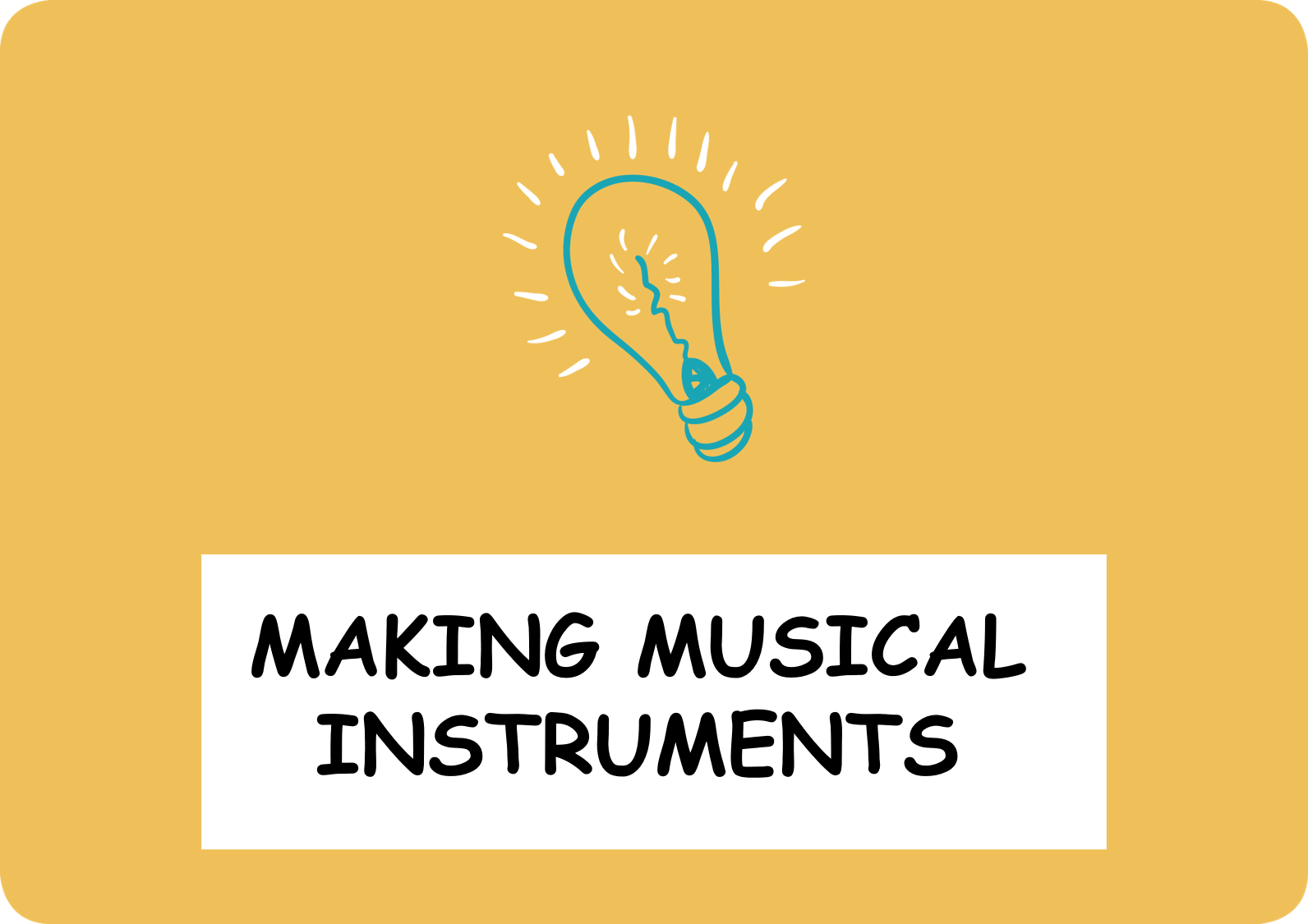 Make your own instruments