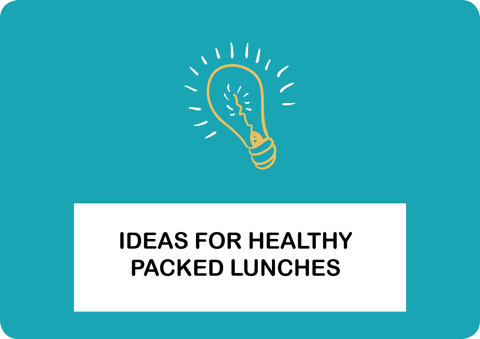 Healthy lunchboxes ideas